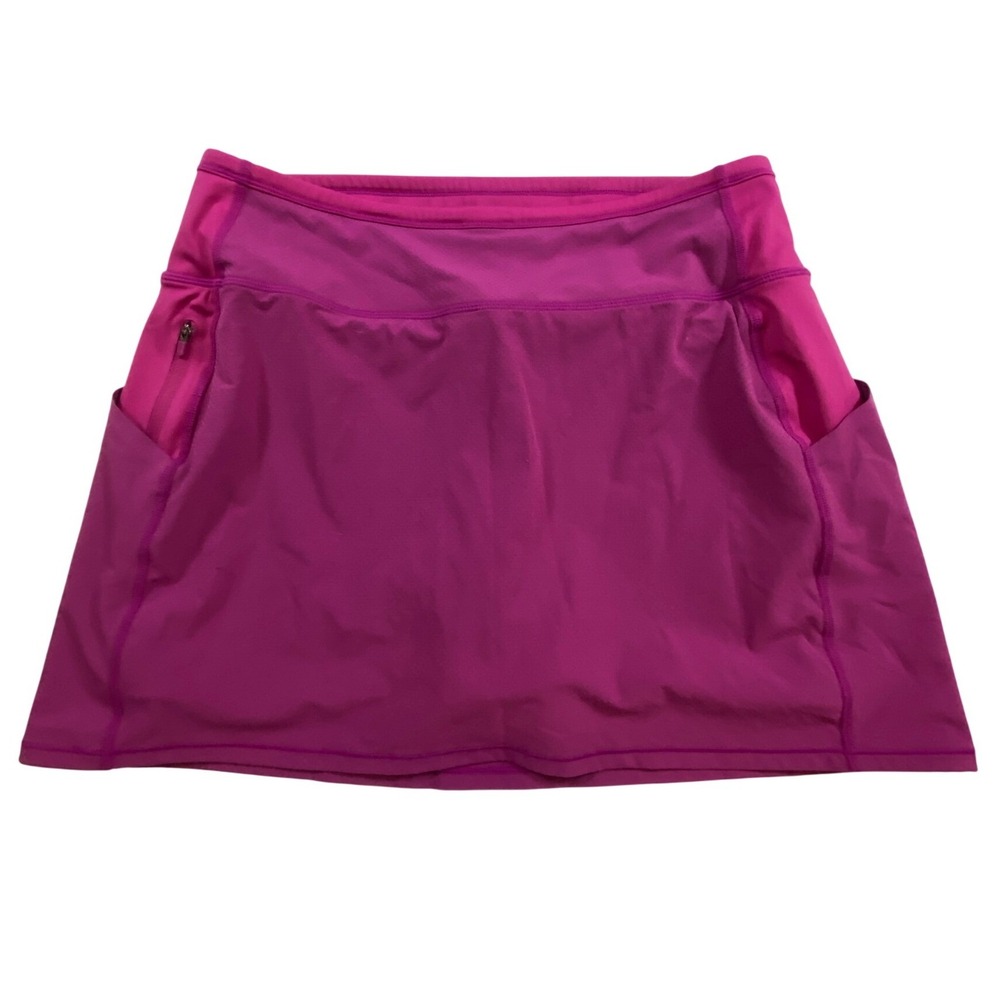 Athleta Action Skort Dobby 14.5 Blackout Pink Athletic Skirt‎ Women's Size M - Picture 4 of 13
